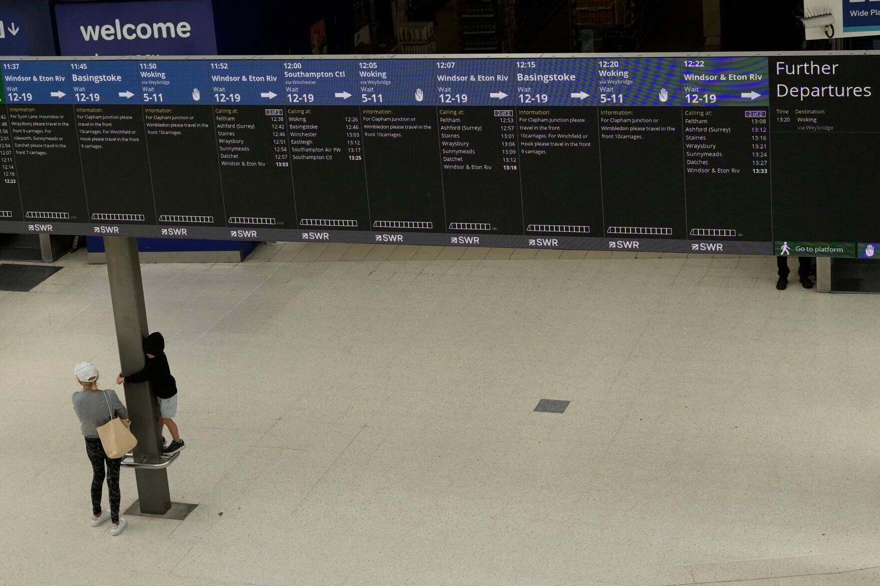 APTOPIX Britain Rail Strikes